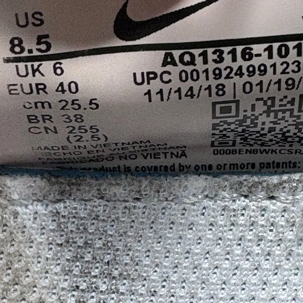 Nike Women’s Free RN 5.0 Shoes White/Black-Half Blue Size 8.5
